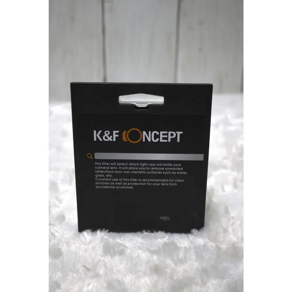 K&F Concept Circular Digital High Def Low Profile Filter Ring 67mm Brown